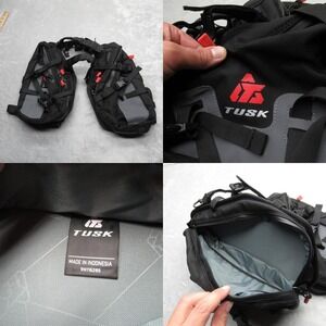 Tusk Motorcycle Bag Black Luggage Saddlebag Panniers Adventure Touring Gear NWOT